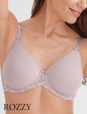 Бюстгальтер спейсер Felina Mesh Illusion 206286 кремовый фиолет Ф