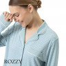 Сорочка хлопковая Mey Finest Dreams 1230099 голубой