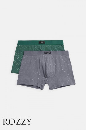 Трусы шорты мужские Ysabel Mora 20423 зеленый/серый (уп.2шт.)