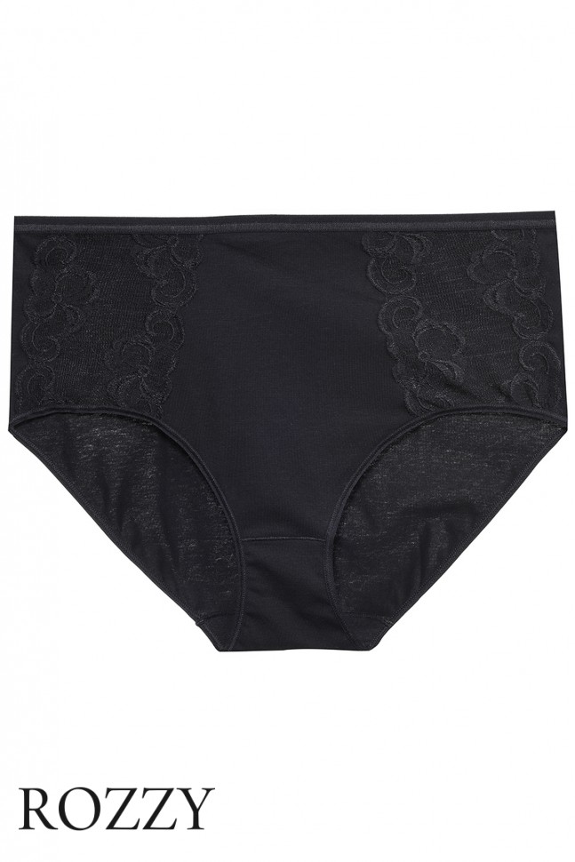 Трусы макси хлопковые Nina Von C 40160880 черный