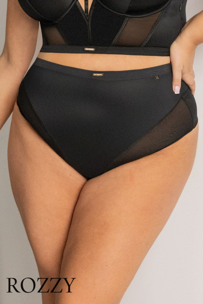 Трусы шорты-стринги Kris Line Simple черный