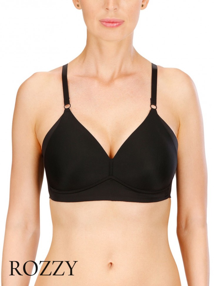 Бюстгальтер без косточек Naturana Everyday 5232 черный Ф+К