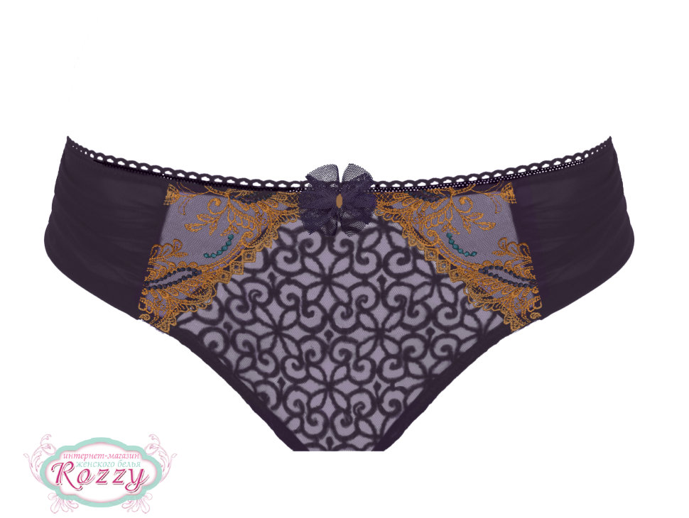 Трусы шорты-стринги Empreinte Pompadour 02152 янтарная ночь