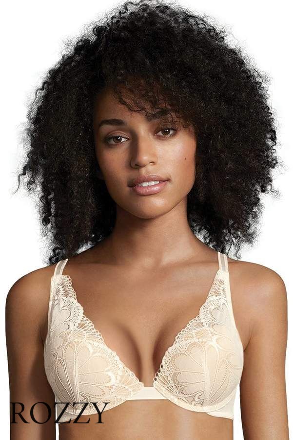 Бюстгальтер планж пуш-ап Wonderbra Rifined Glamour W02LN слоновая кость