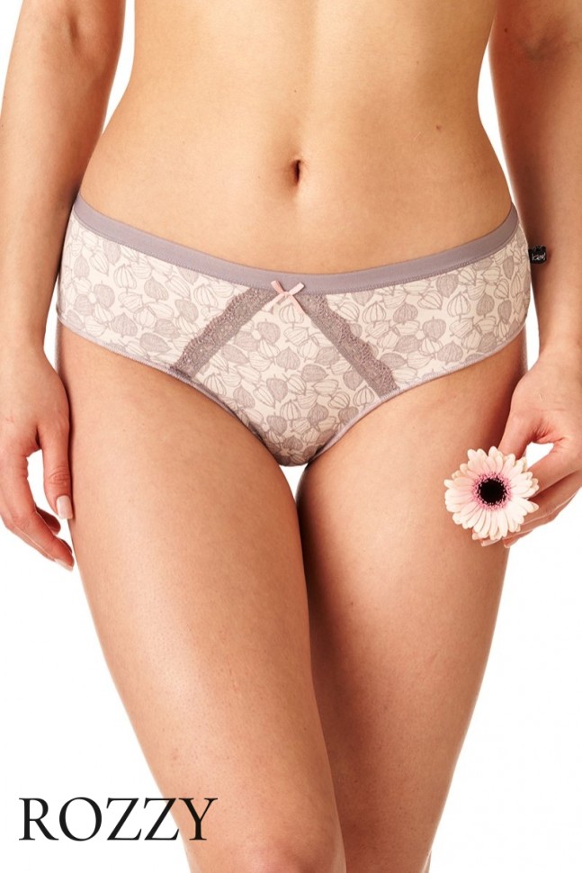 Трусы хипстеры хлопковые Key LPN 641 B22 светло-розовый/сиреневый (уп.2шт.)