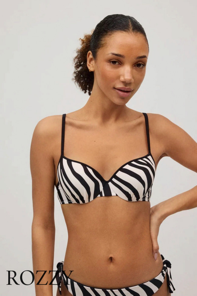 Бюстгальтер купальный Ysabel Mora 83064 черный/белый