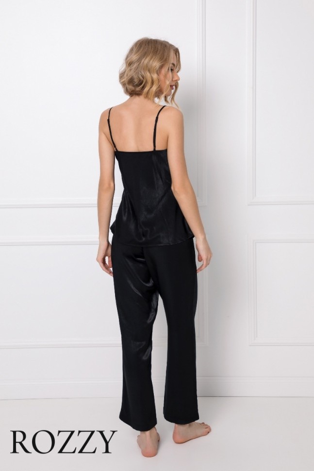 Пижама вискозная Aruelle Dominique черный 