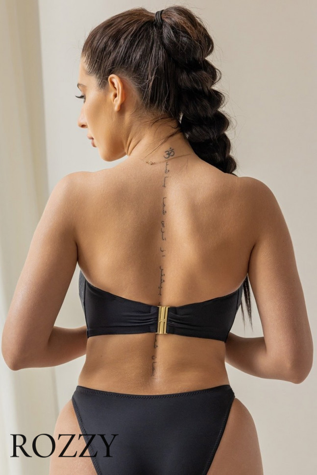 Бюстгальтер бандо купальный Kris Line Portofino черный