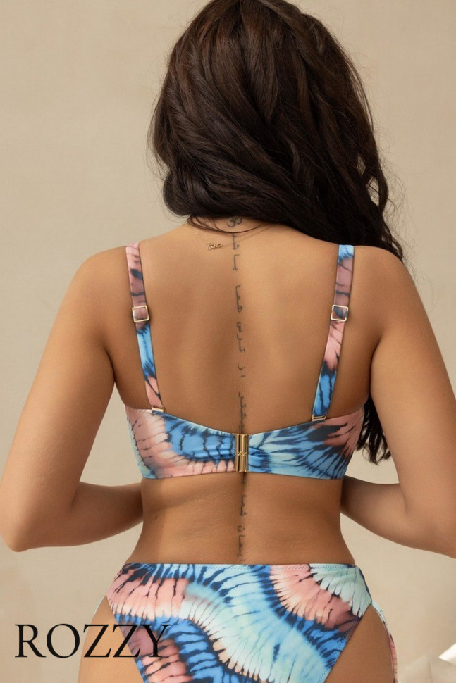 Бюстгальтер бандо купальный Kris Line Fiji мультиколор