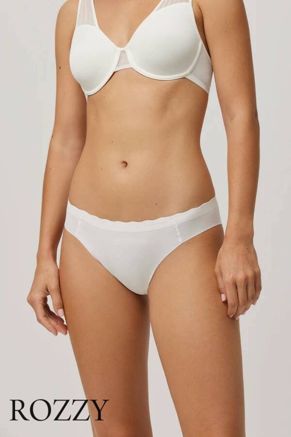Трусы бикини обрезные Ysabel Mora 19339 белый