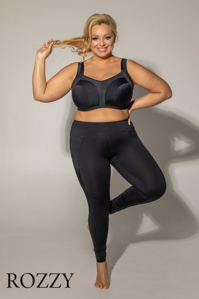 Бюстгальтер спортивный Kris Line Active черный