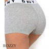 Трусы шорты хлопковые DKNY Cozy Boyfriend DK4515 серый