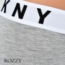 Трусы шорты хлопковые DKNY Cozy Boyfriend DK4515 серый