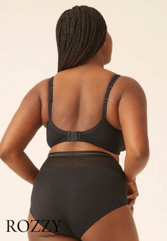 Бюстгальтер без косточек Naturana 5504 черный К