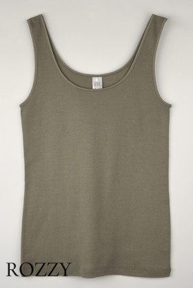 Майка хлопковая Nina Von C Daily 77302114 хаки