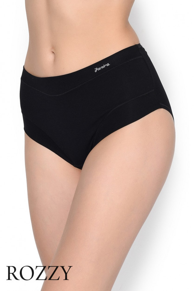 Трусы классика хлопковые Janira Esencial 31637 черный (уп.2шт.)