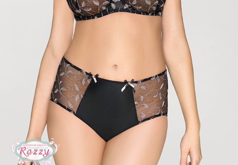 Трусы классика Corin Jennifer 03836 черно-розовый