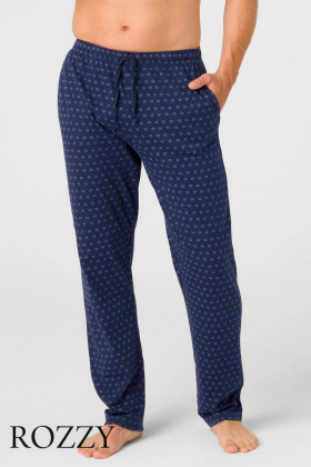 Брюки домашние мужские Key MHT 612 темно-синий