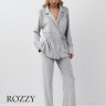 Костюм домашний велюровый Aruelle Gabby Set светло-серый