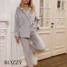 Костюм домашний велюровый Aruelle Gabby Set светло-серый
