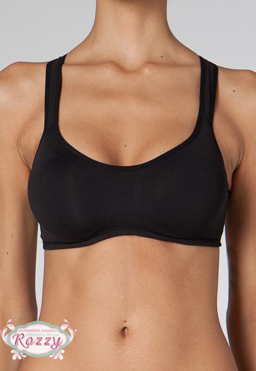 Топ спортивный In.Joy 81018 белый, голубой, розовый, черный