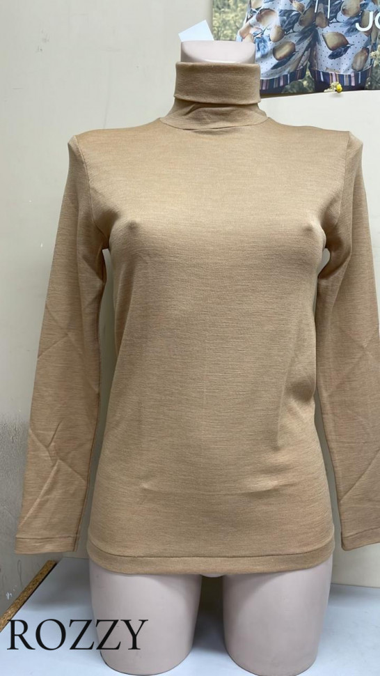 Водолазка шерстяная Madiva Zoe ML бежевый (48)