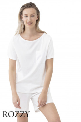 Футболка домашняя хлопковая Mey Malea 17213 белый