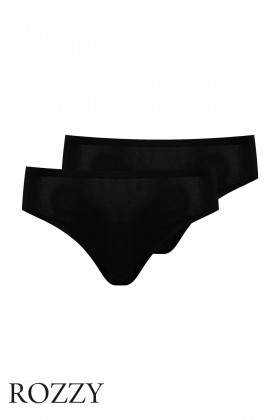 Трусы слипы хлопковые Nina Von C 402012299 черный (уп.2шт.)