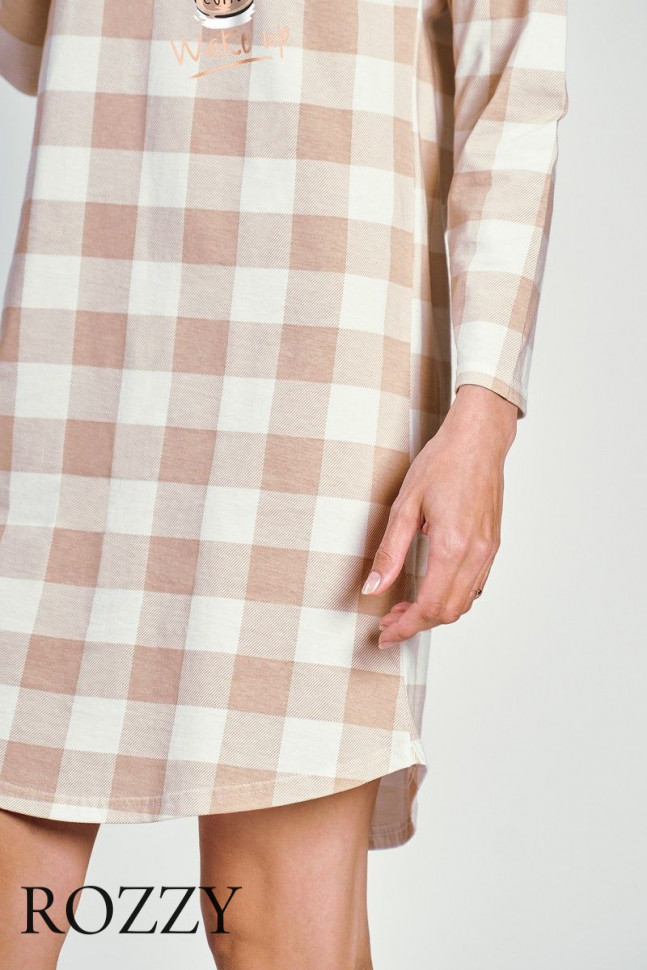 Сорочка хлопковая Taro Natalie 3224 светло-бежевый