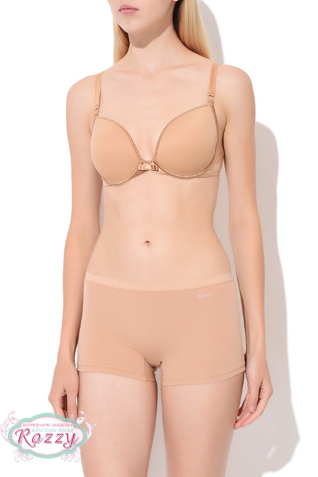 Трусы шорты хлопковые Janira 31671 (уп.2шт.) белый, бежевый, черный