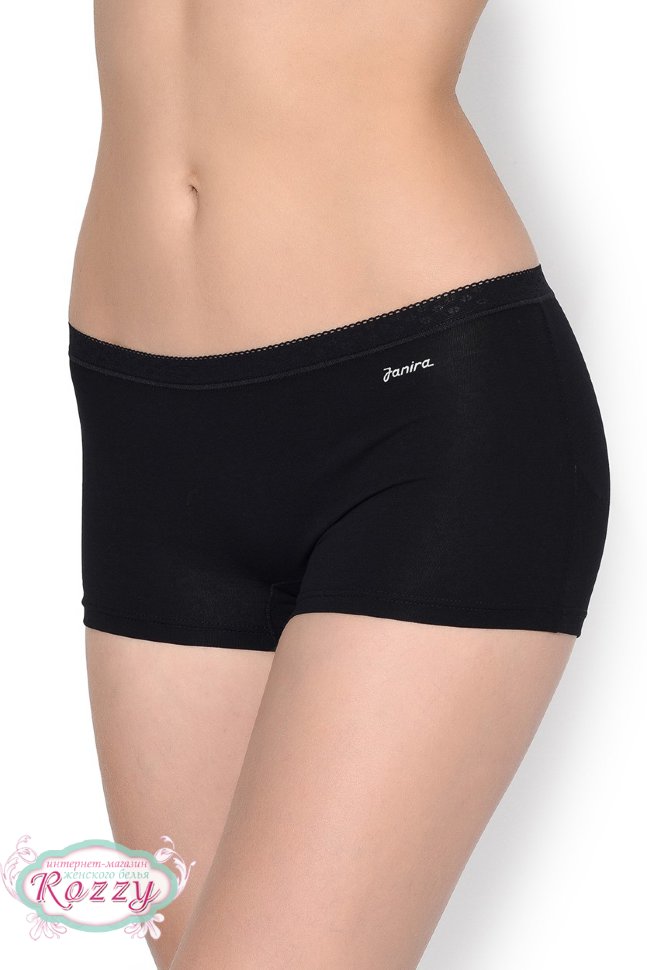 Трусы шорты хлопковые Janira 31671 (уп.2шт.) белый, бежевый, черный