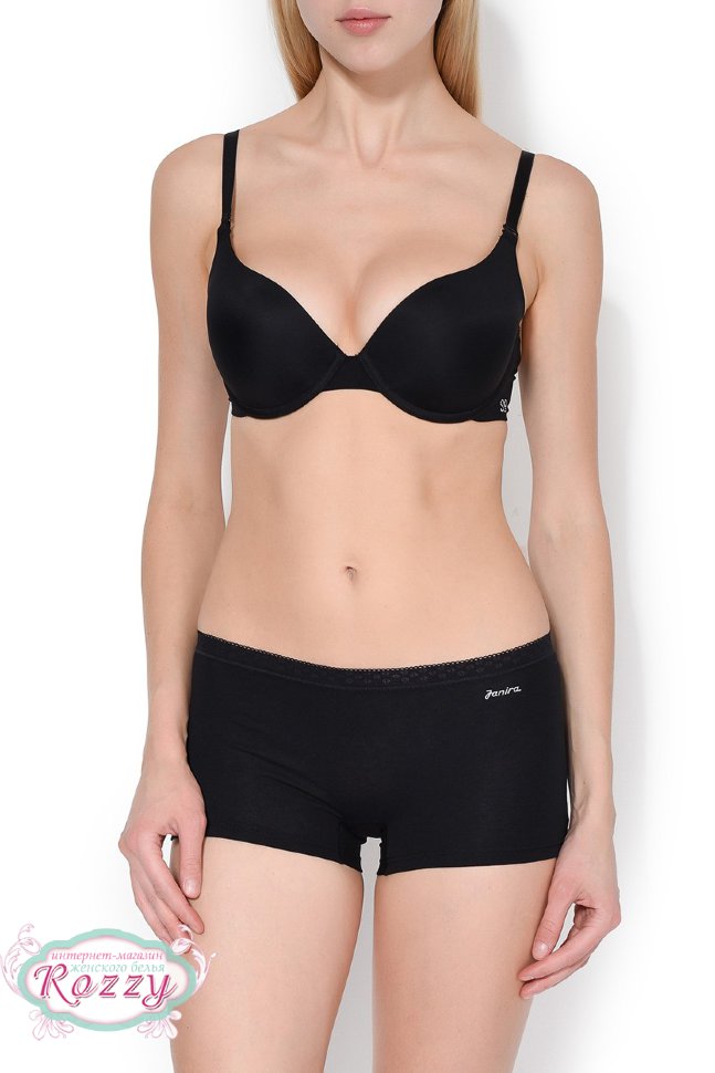 Трусы шорты хлопковые Janira 31671 (уп.2шт.) белый, бежевый, черный