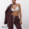 Пижама хлопковая Aruelle Georgette бордовый