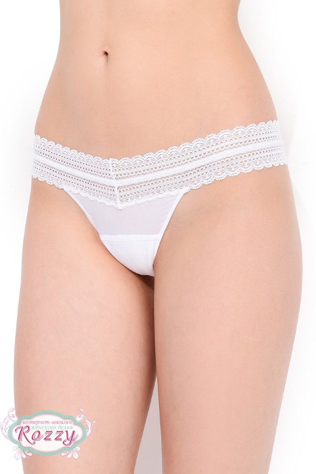 Трусы стринги Janira 31621 белый, черный