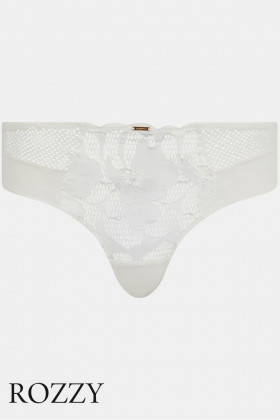 Трусы бразильяна Chantelle Fleurs Signature C12Q40 белый