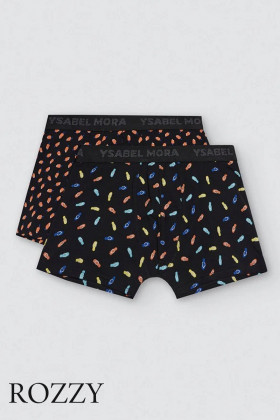 Трусы шорты мужские Ysabel Mora 20394 черный (уп.2шт.)