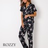Пижама с брюками Aruelle Rosalie SS22 черный