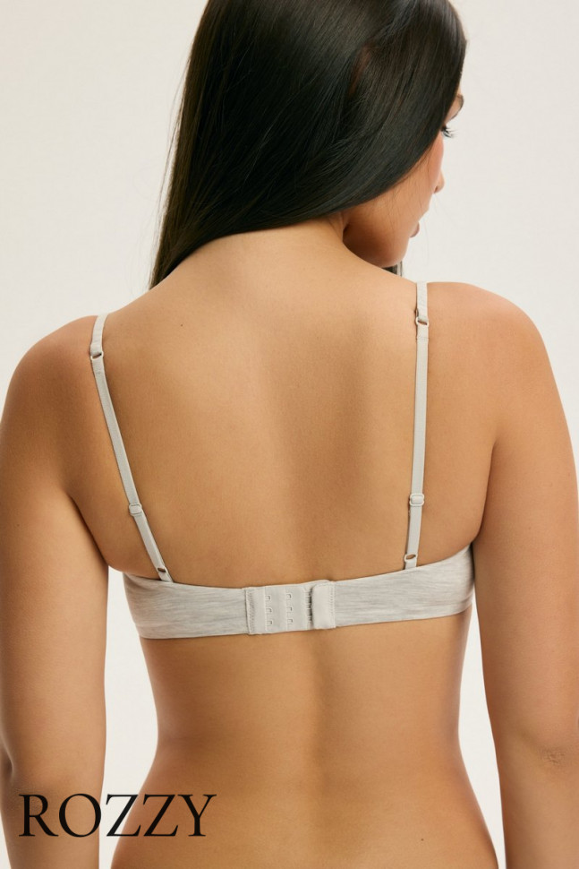 Бюстгальтер-топ без косточек Esotiq Comfie/90X 43730 светло-серый