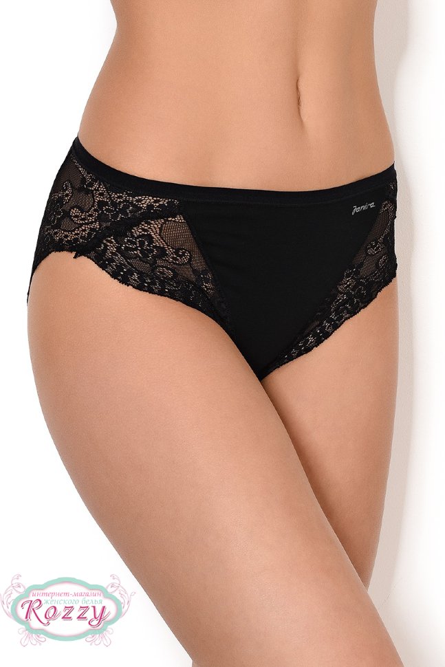 Трусы классика хлопковые Janira 31689 белый, ванильный, песочный, черный