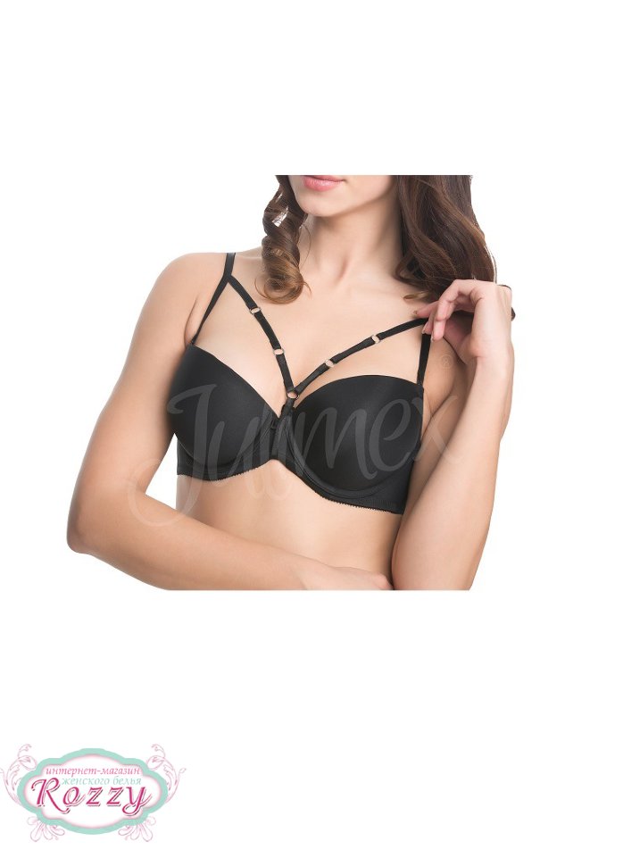 Бретель стрэп Julimex Decollete Loop черный/золото