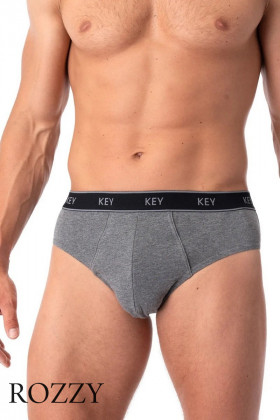 Трусы слипы мужские Key MPP 222 темно-серый (уп.2шт.)