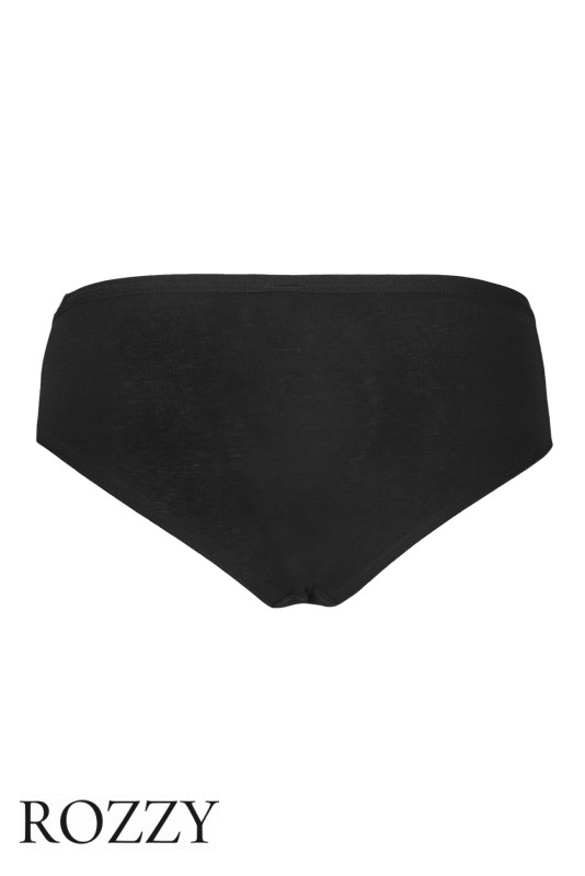 Трусы хипстеры хлопковые Nina Von C 40133122 черный