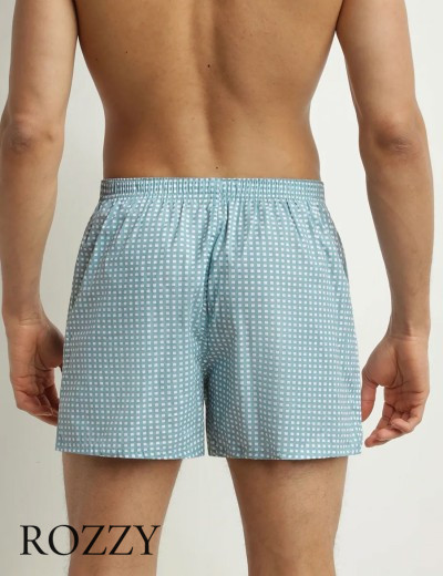 Трусы боксеры мужские DIM 0ARM клетка/красный (уп.2шт.)