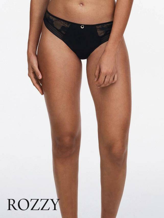Трусы бразильяна Chantelle True lace C11M90 черный