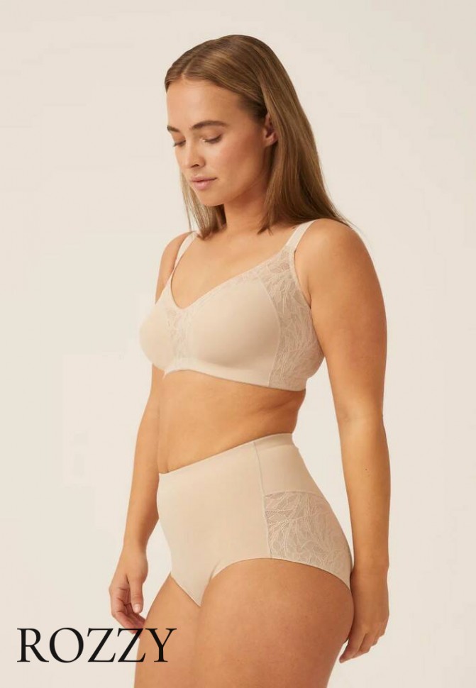 Бюстгальтер минимайзер без косточек Naturana 5390 бежевый К