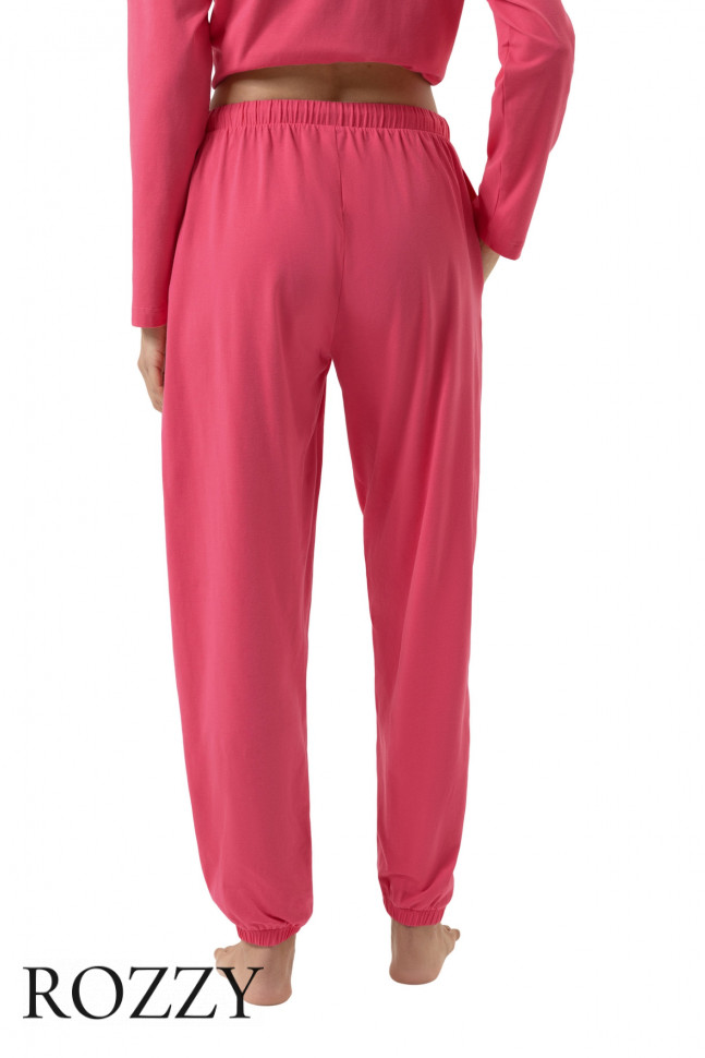 Брюки домашние хлопковые Mey Solid Love 1220082 розовый