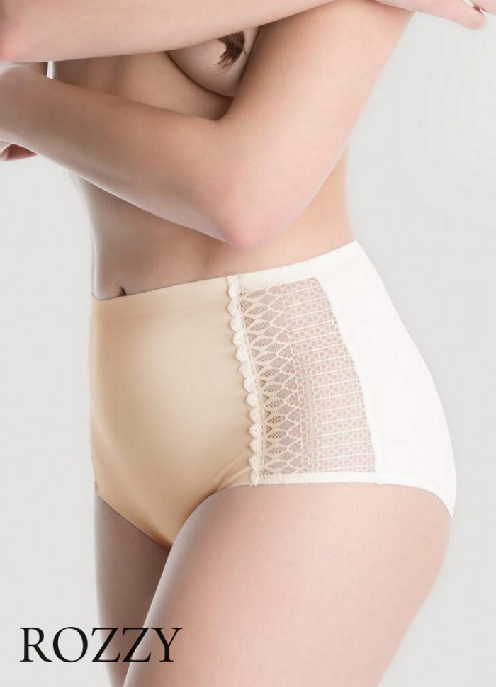 Трусы макси корректирующие Julimex Opal бежевый