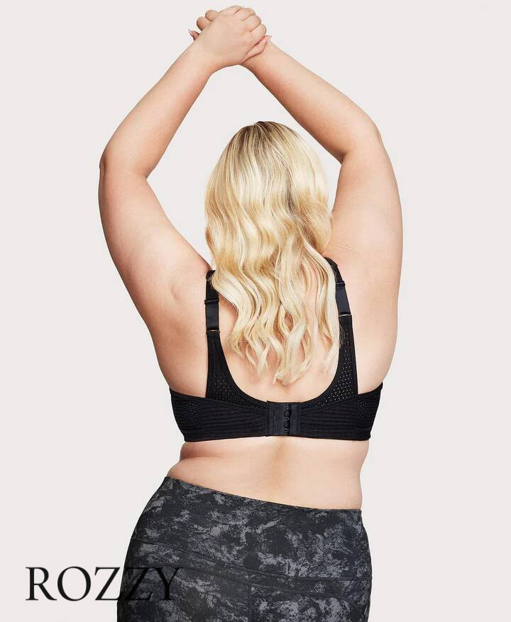 Бюстгальтер спортивный без косточек Glamorise GI1067 черный