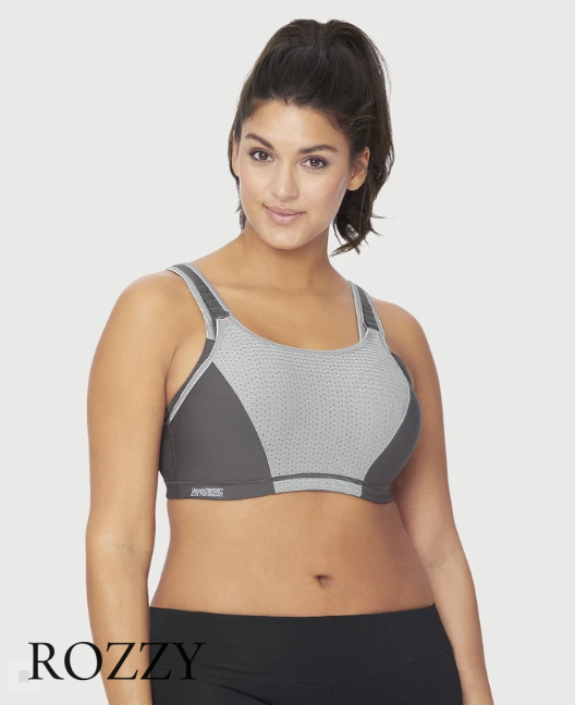 Бюстгальтер спортивный Glamorise GI9167 серый