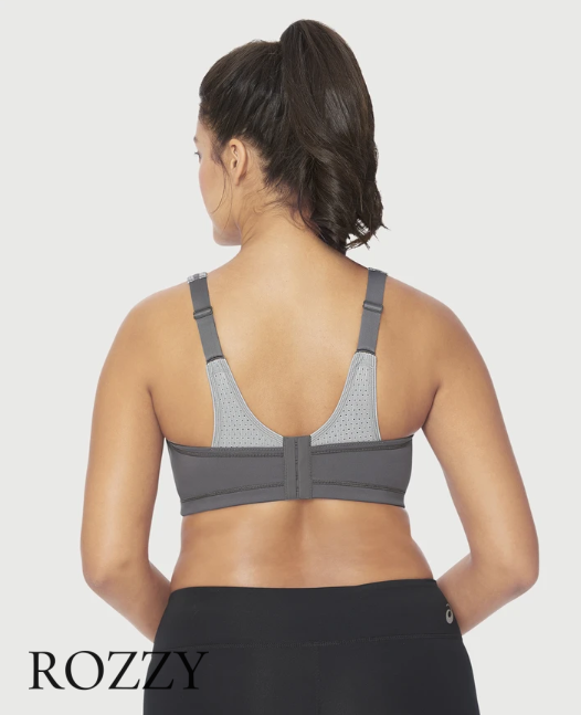 Бюстгальтер спортивный Glamorise GI9167 серый